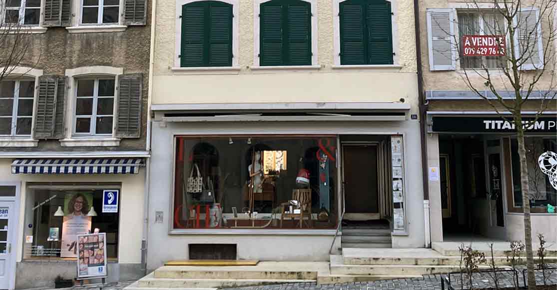 Foto: Aussenansicht Mehrfamilienhaus in Porrentruy