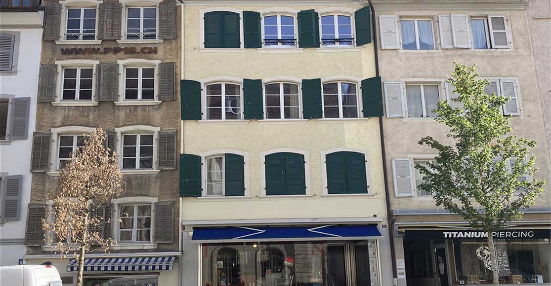 Foto: Aussenansicht Mehrfamilienhaus in Porrentruy